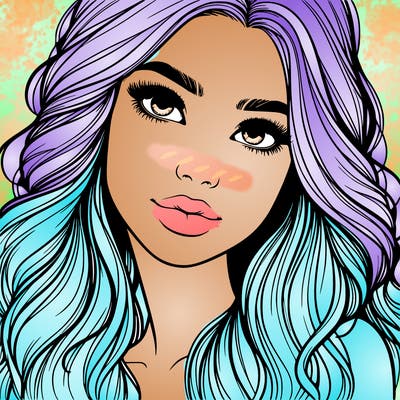 beautiful realistic girl