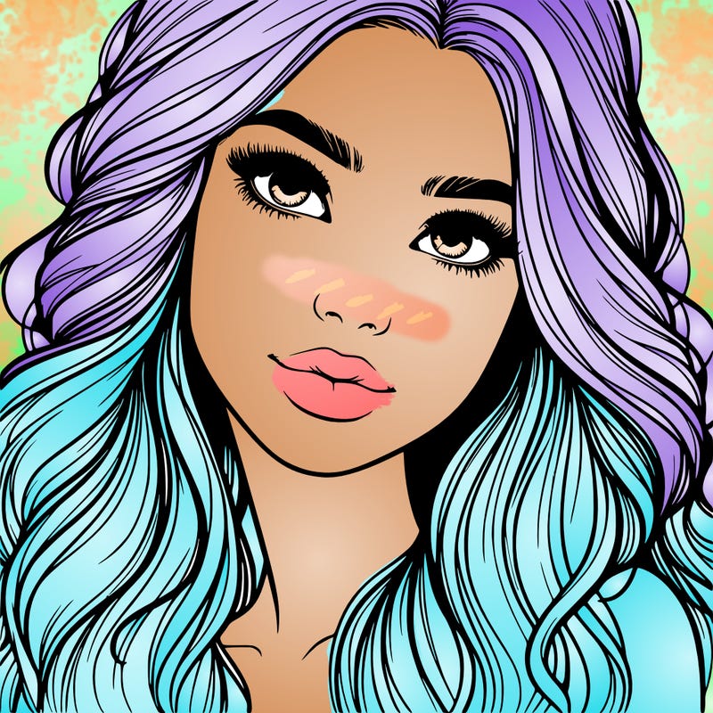 beautiful realistic girl