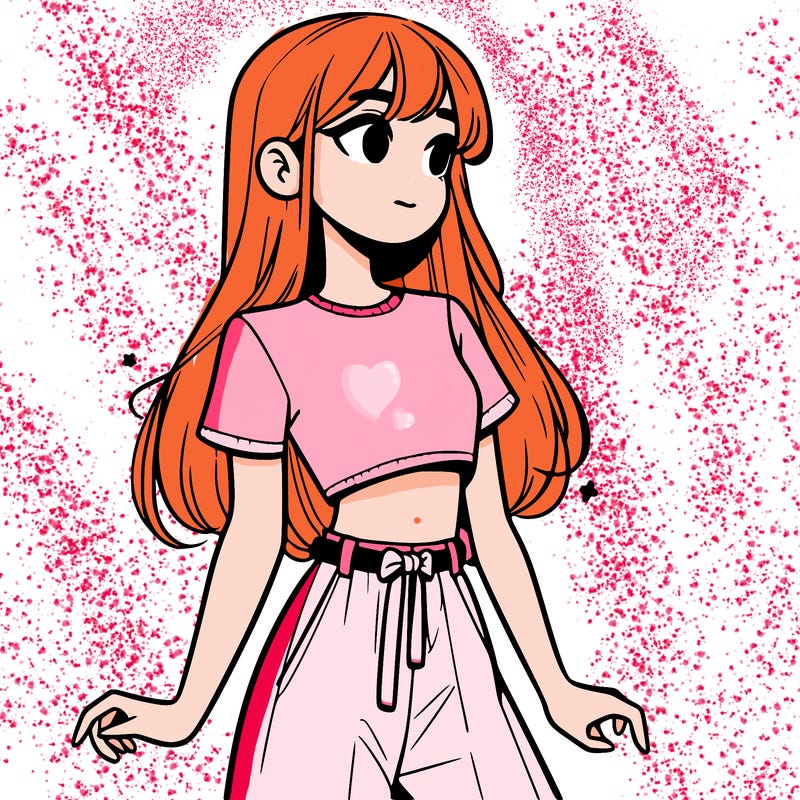 girl in a cute crop top