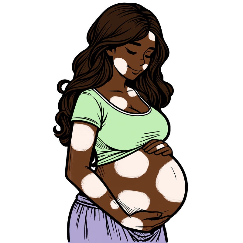 woman heavily pregnant realistic