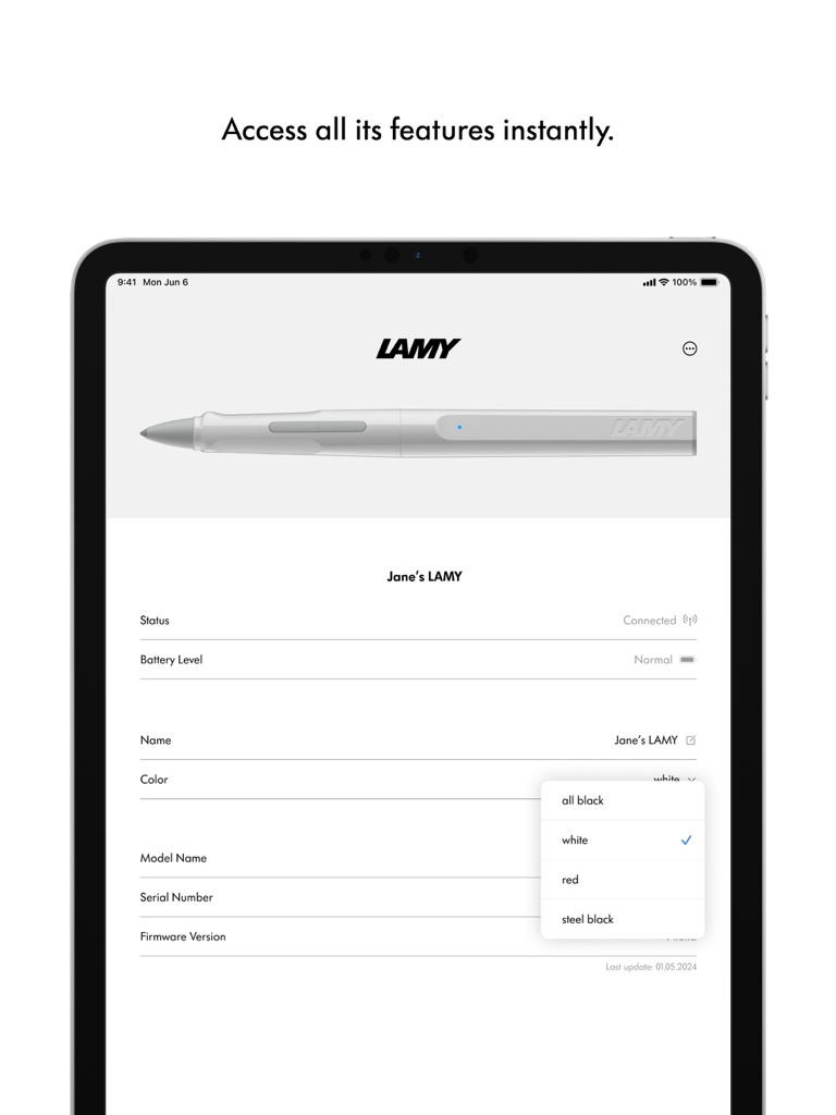 LAMY safari note+ - Utilities App | MWM