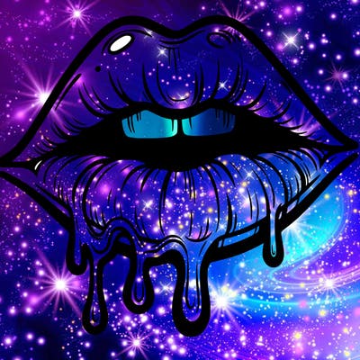 lips that look realistic and drip