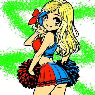 realistic cheerleader