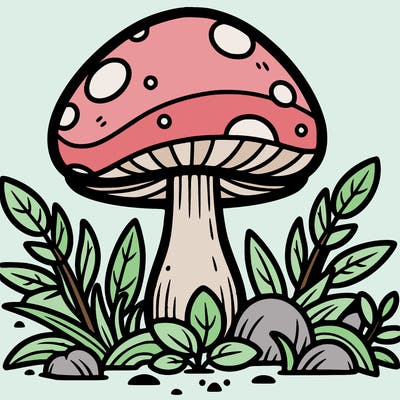 aesthetic mushroom