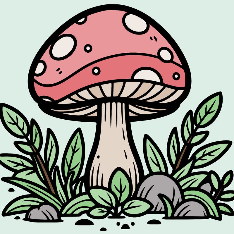 aesthetic mushroom