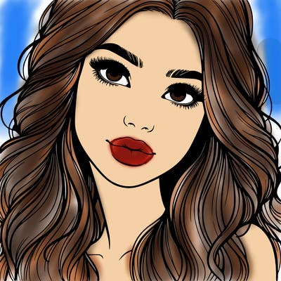 beautiful realistic girl