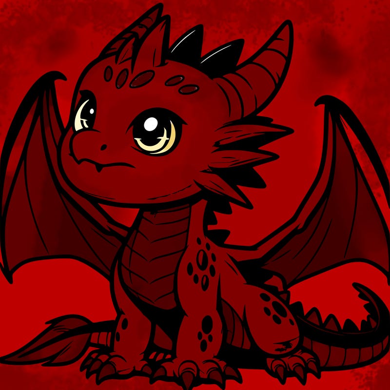 fierce baby night dragon