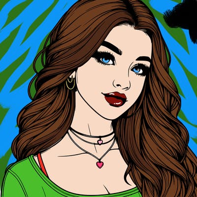 detailed realistic girl