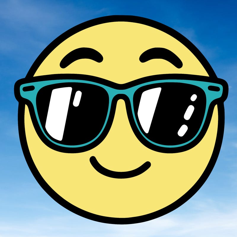 emoji with sunglasses