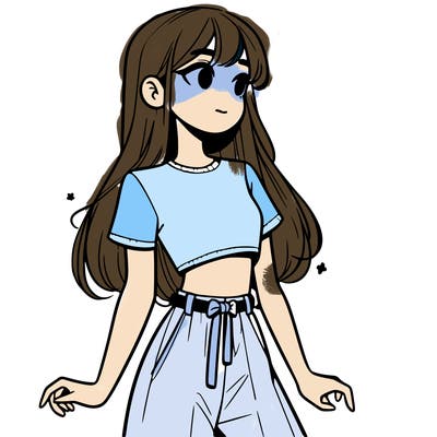 girl in a cute crop top