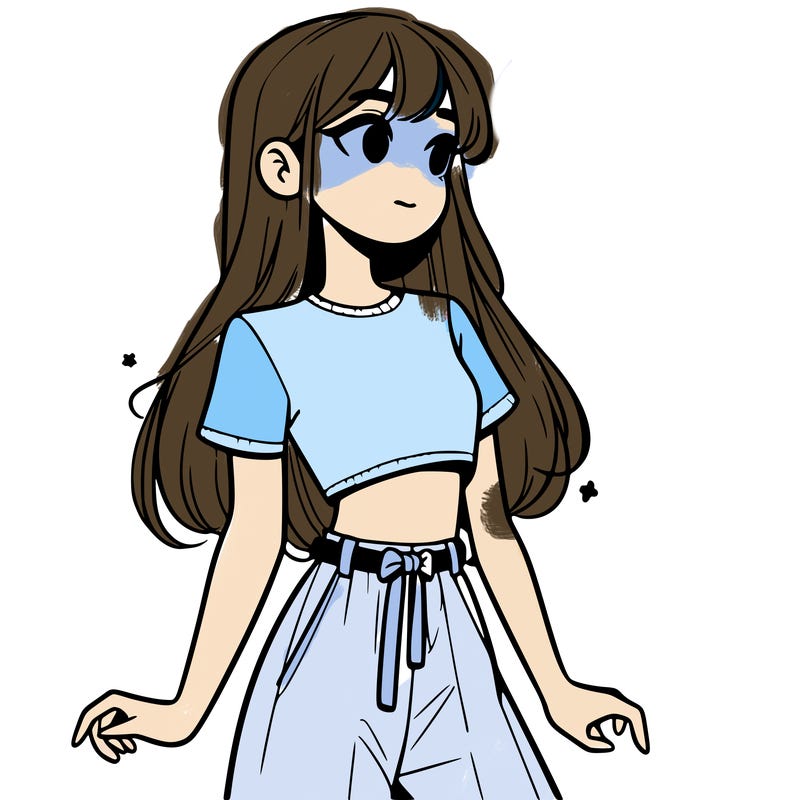 girl in a cute crop top