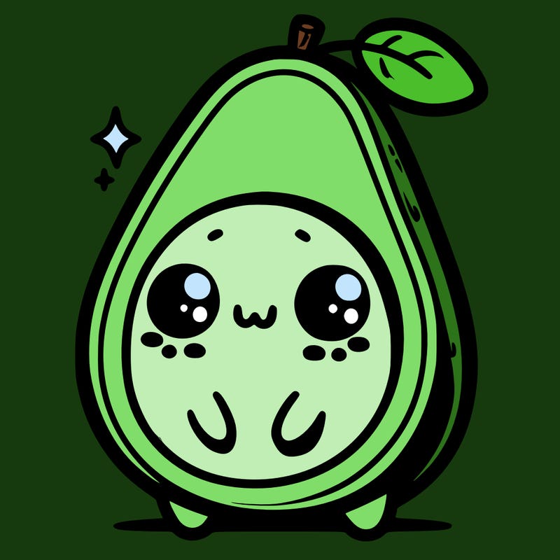 cute avocado