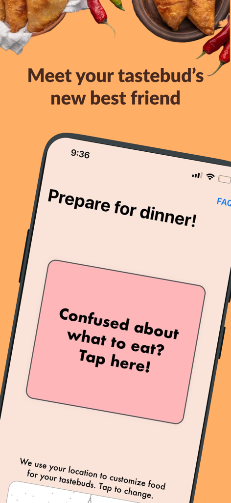 CocoTree: AI food suggestions - Interfaz de la app CocoTree mostrando la pantalla de preparación de la cena con sugerencias de comida por IA