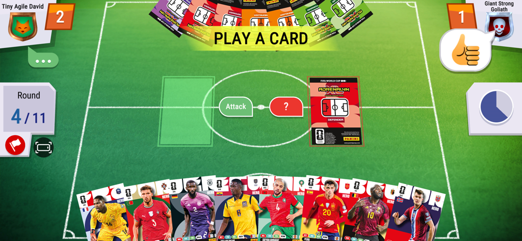 FIFA World Cup 2026™ AXL™ - FIFA World Cup 2026 AXL digital card game match interface