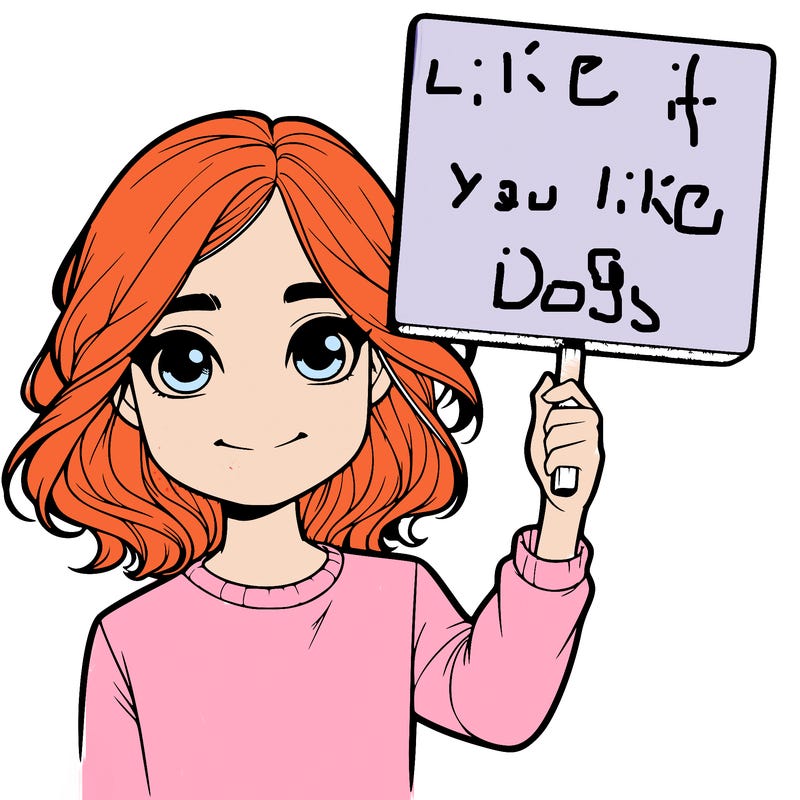 realistic girl holding up a sign