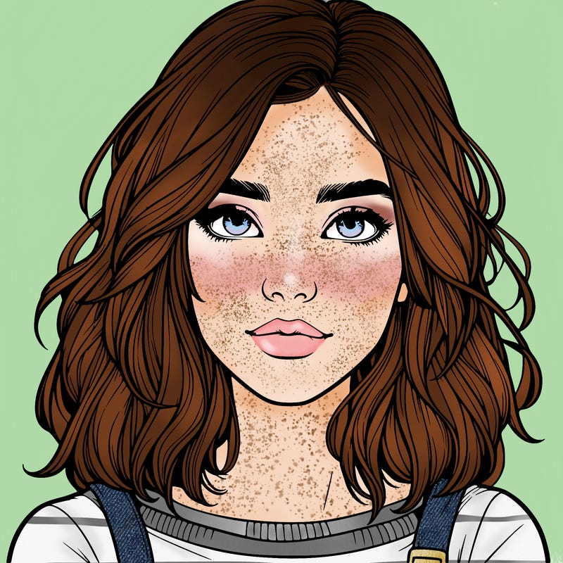 detailed realistic girl