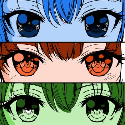 anime eyes