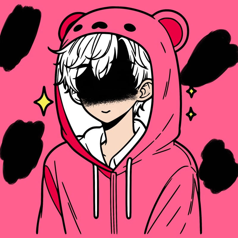 a 17 year old boy in a cute animal hoodie