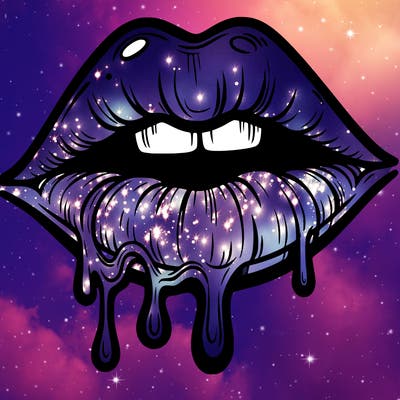 lips that look realistic and drip