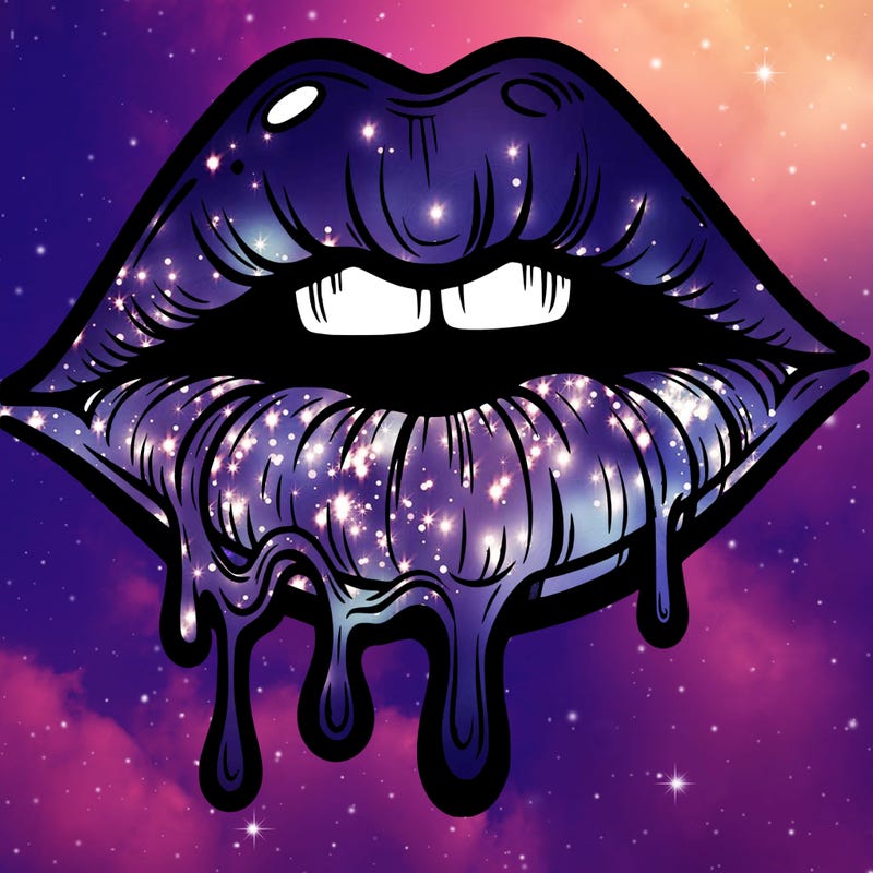 lips that look realistic and drip