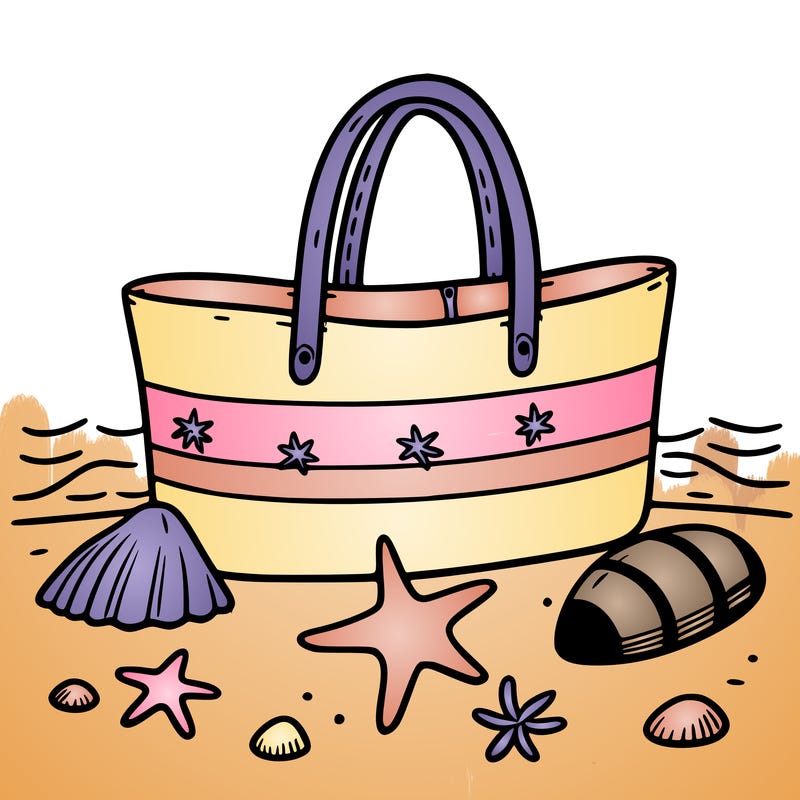 a beach bag