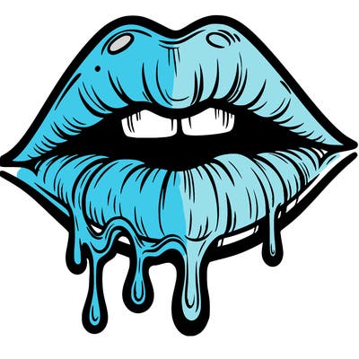 lips that look realistic and drip