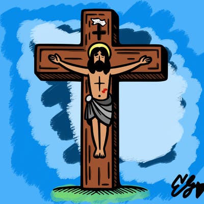 cross with jesus