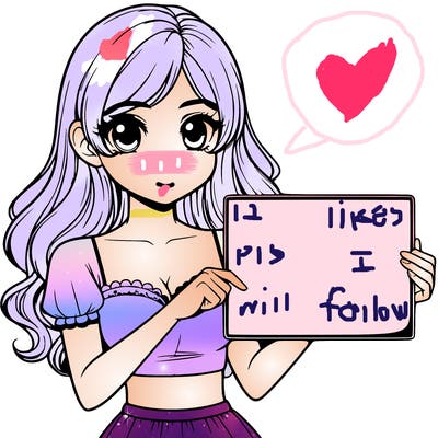 realistic pretty girl holding blank sign