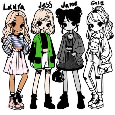 girls with fashion