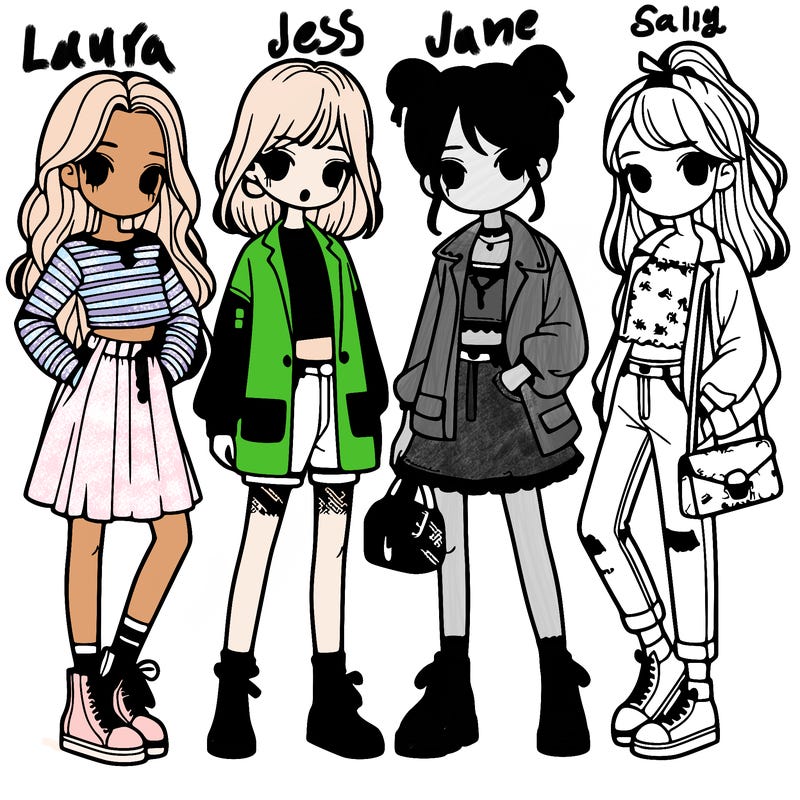 girls with fashion