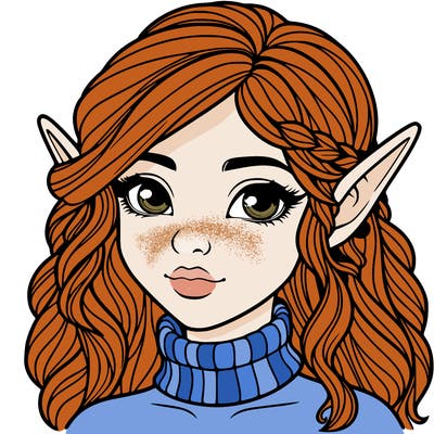 realistic girl elf