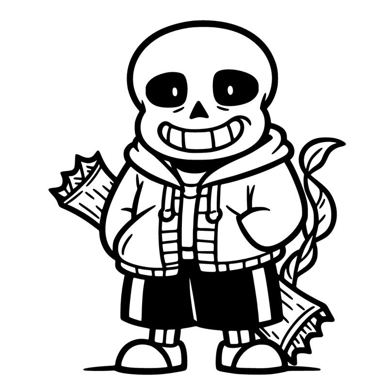 sans with papyrus