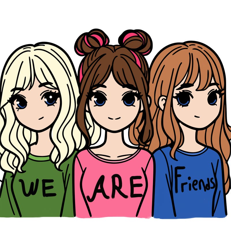 3 girls