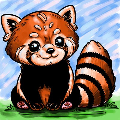 red panda