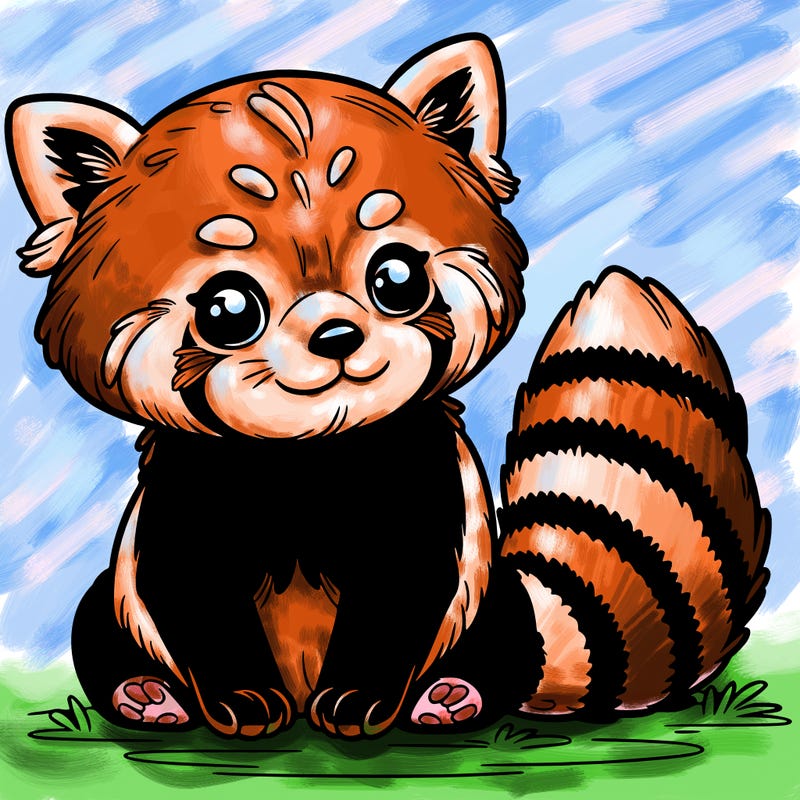 red panda