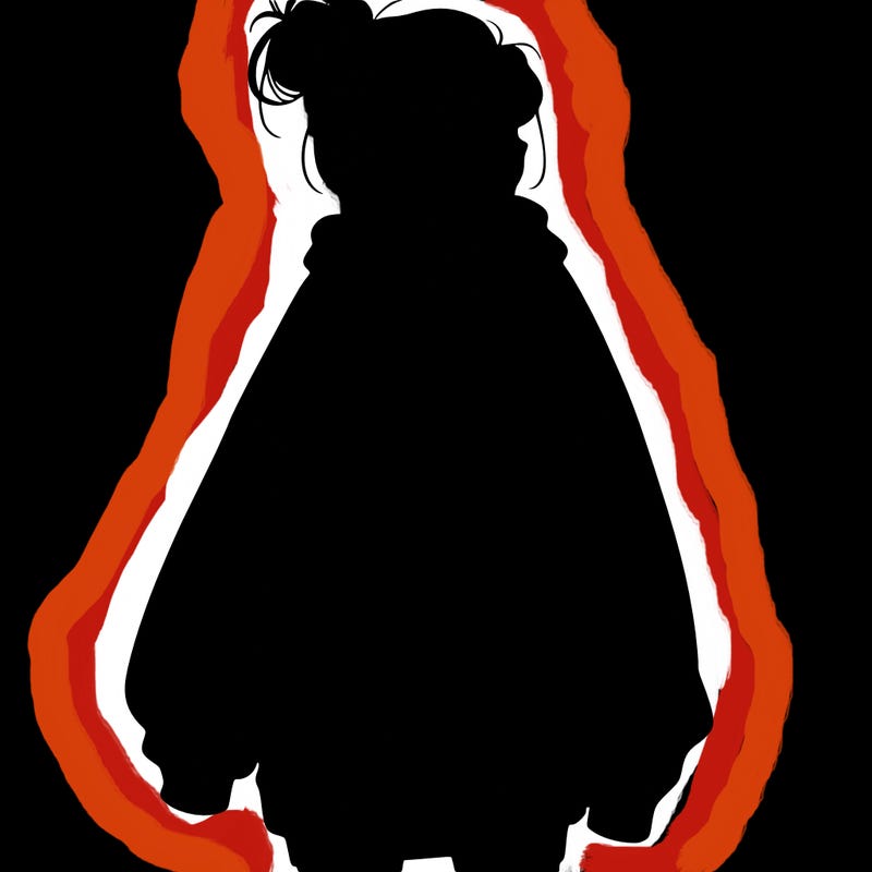 realistic girl with a oversized sweatshirt on and a bun