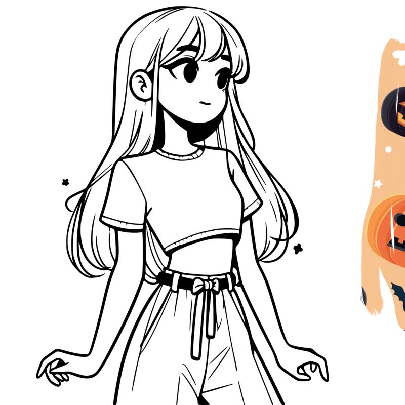 girl in a cute crop top