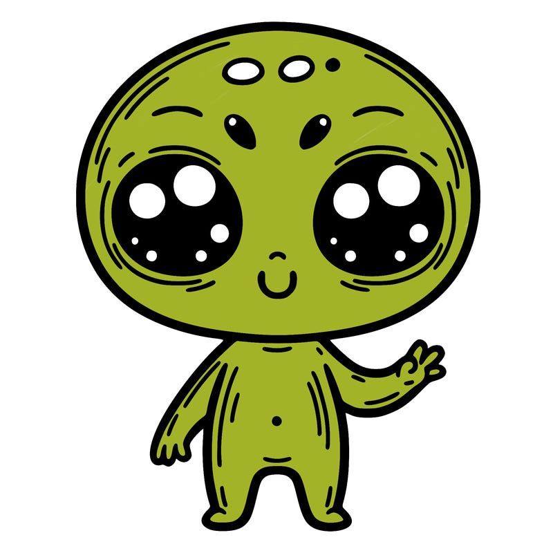 alien cute