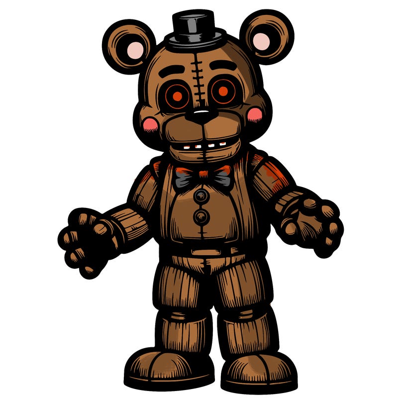 creepy bear animatronic