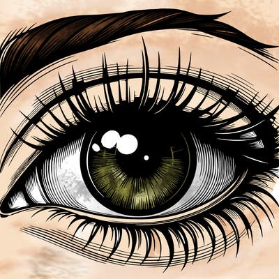 realistic eye