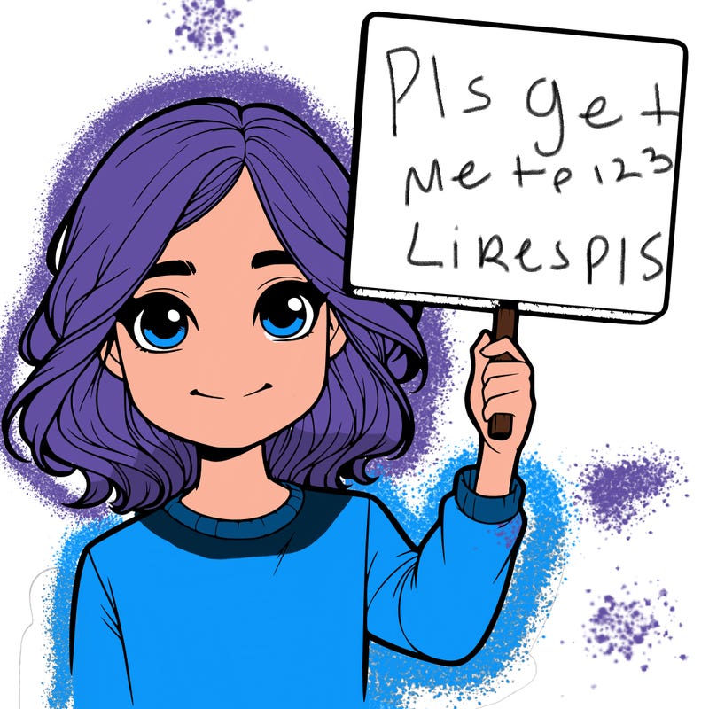 realistic girl holding up a sign