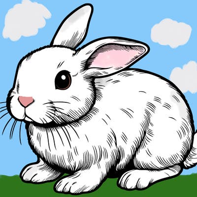realistic bunny