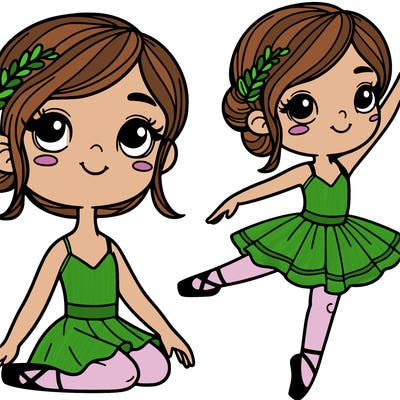 a girl that is a dancer and loves ballet