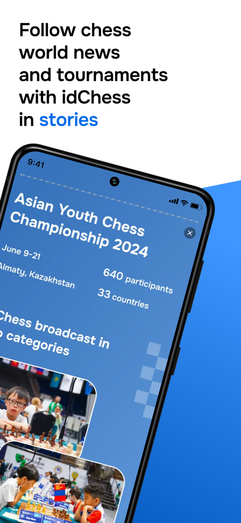 Follow chess world news and tournaments with idChess stories.