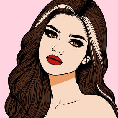 realistic girl model beautiful