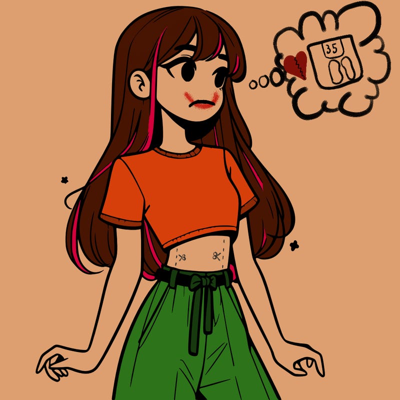 girl in a cute crop top