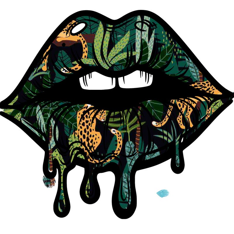 lips that look realistic and drip