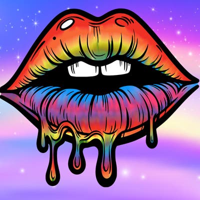 lips that look realistic and drip