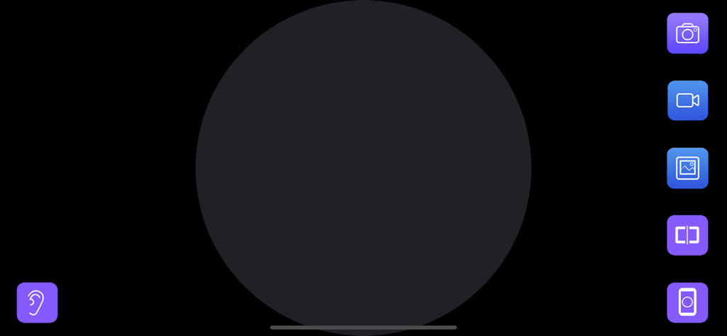 BK WIFI - Real-time camera interface of the BK WIFI app for visual inspections