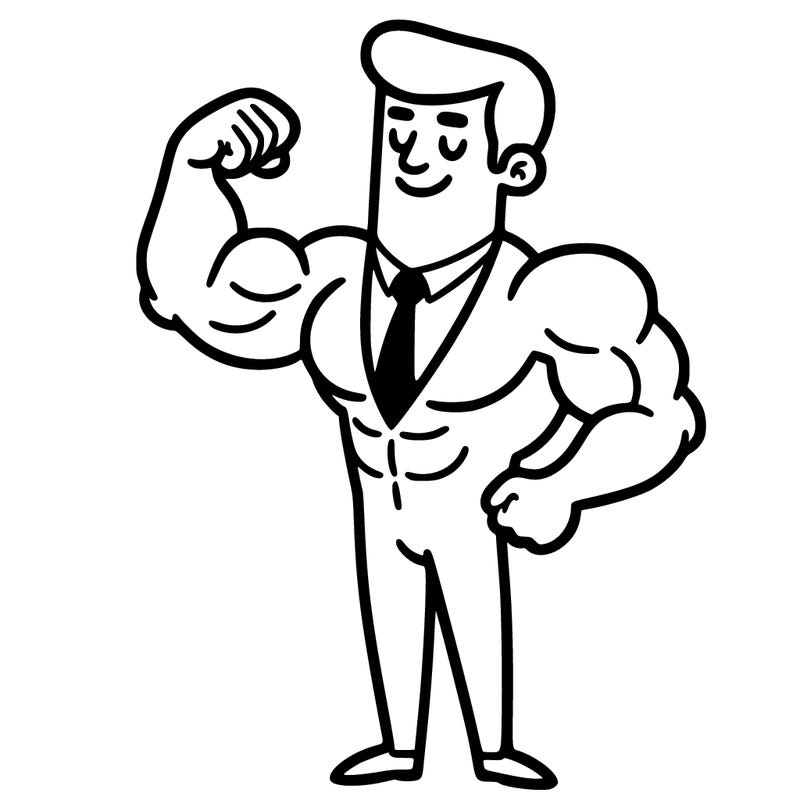 a man that has muscles